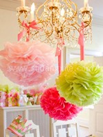Paper Pom Pom Decor (Many Colors available) ~50% OFF